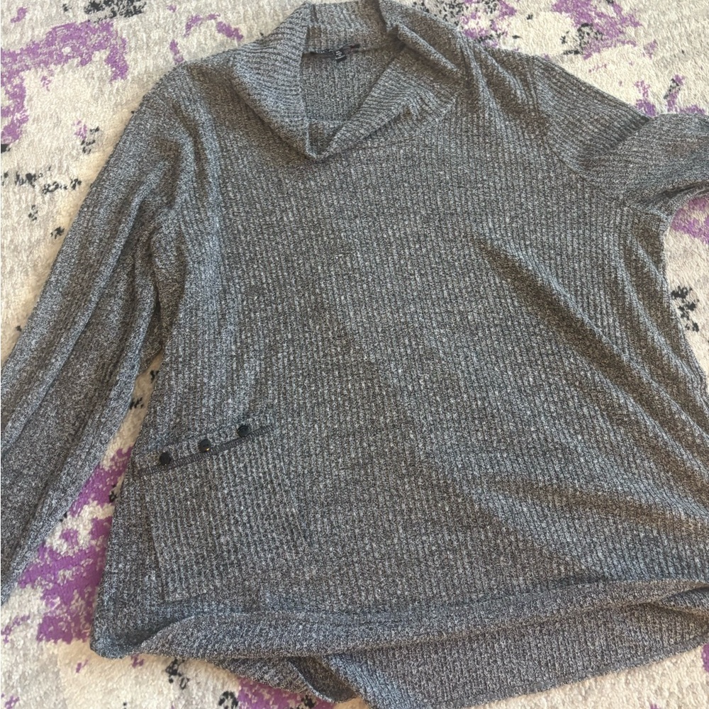 Picadilly Gray Knit Sweater